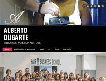 Tablet Screenshot of albertodugarte.com